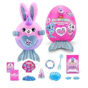 Rainbocorns Mermaidcorn Bunny Surprise - Pink and Blue